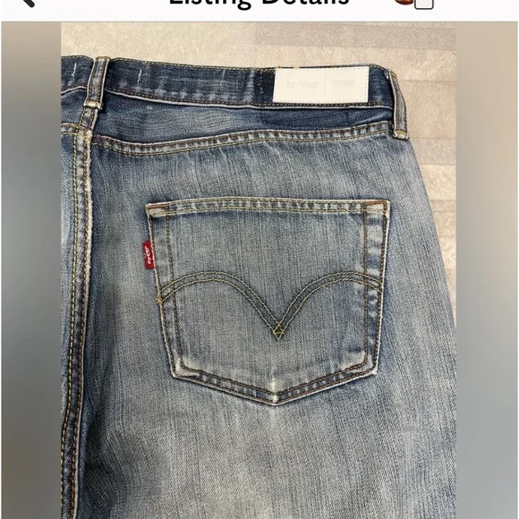 NWT RE/DONE LEVIS jeans 32 light wash - Picture 3 of 6